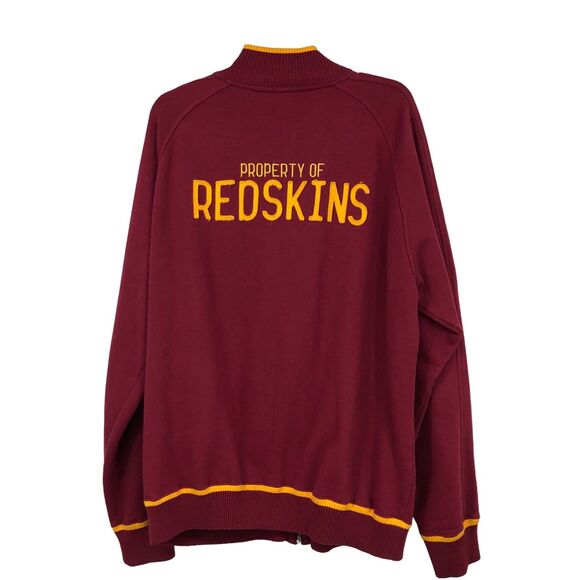 Vintage Redskins Varsity Style Jacket, Indian Logo, Reebok on Gridiron NFL Tag L - Picture 4 of 12